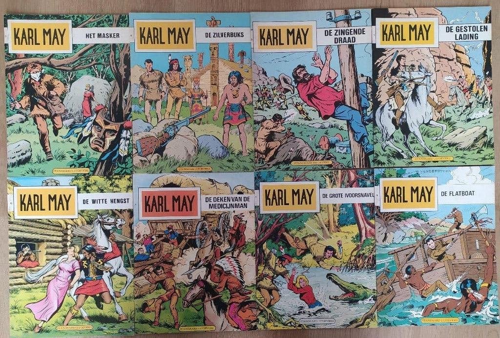 strips Karl May, Boeken, Ophalen of Verzenden