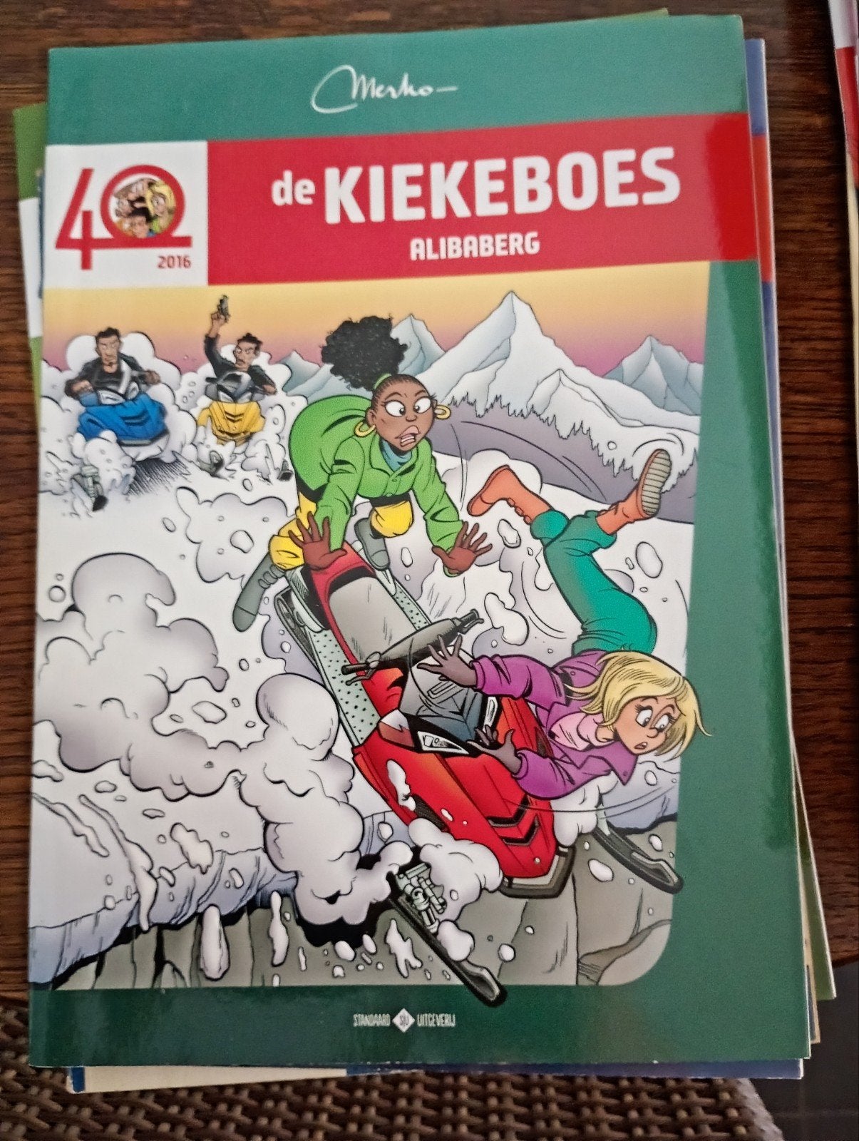 De kiekeboes alibaberg, Ophalen