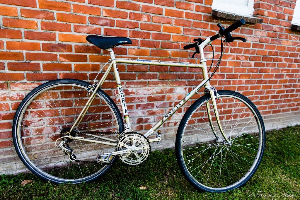 Norta heren fiets, Fietsen en Brommers, 28 inch, Gebruikt, 10 tot 15 versnellingen, Velgrem