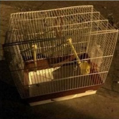 TEKOOP kooi lamp slaapzak stoel tv tas ventilator mand kruk, Ophalen, Zo goed als nieuw
