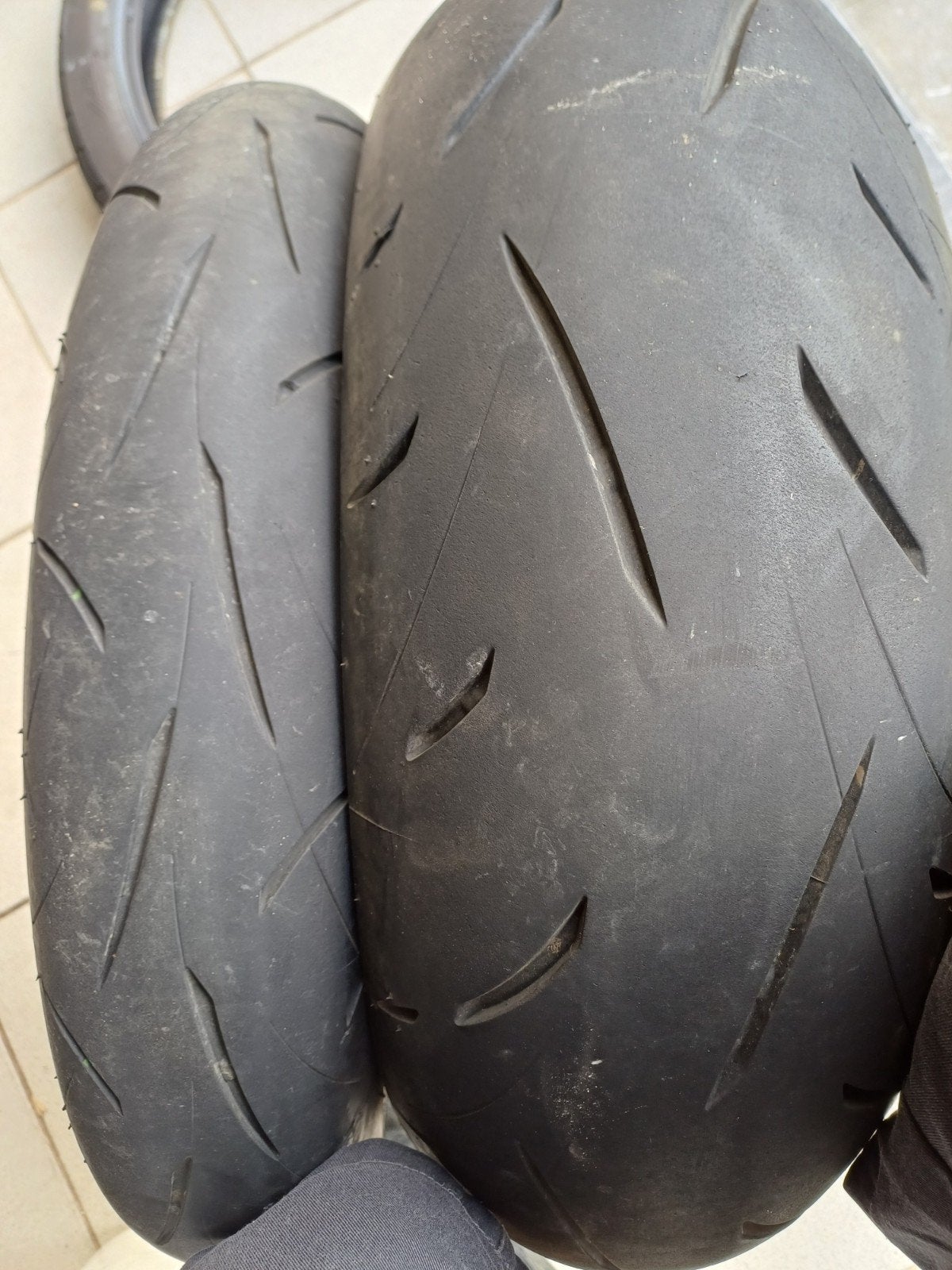 Banden Dunlop sportmax roadsport 2, Motos, Accessoires | Autre, Enlèvement, Utilisé