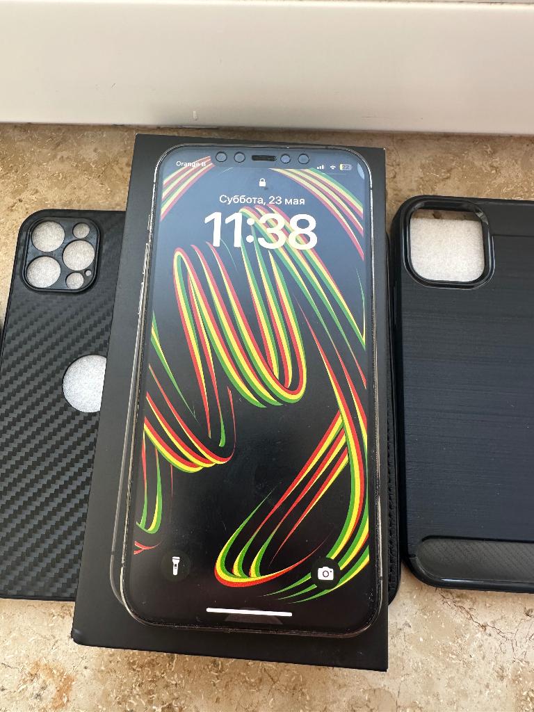 iPhone 12 Pro 256gb, Zwart, 77 %, Zo goed als nieuw, IPhone 12