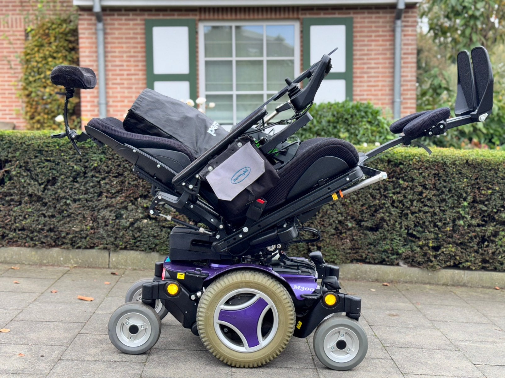Fauteuil roulante permobil chaise électricité très bon état, Enlèvement ou Envoi, Pliant, Comme neuf, Fauteuil roulant électrique