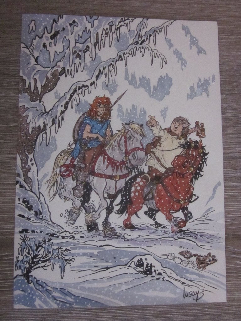 bd dessin original couleur percevan  320 euros, Enlèvement ou Envoi, Comme neuf