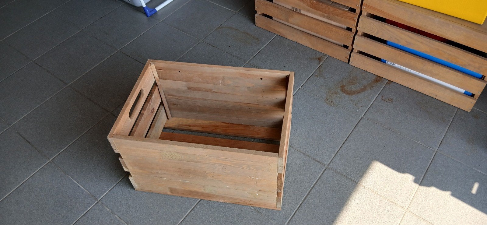 5 grandes boîtes en bois robustes (10 pièces), Enlèvement