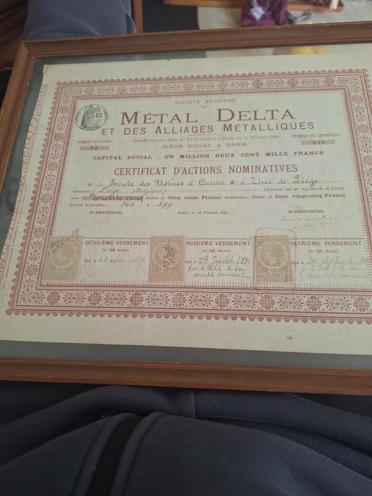 Ancien  Document, Timbres & Monnaies, Lettres & Enveloppes | Étranger