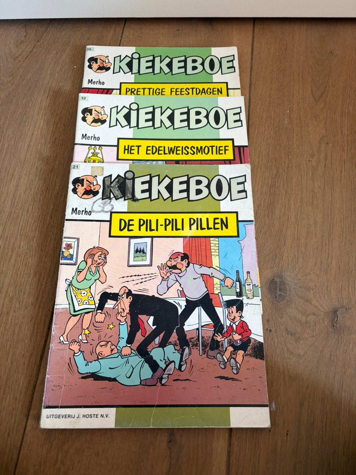 LOT Kiekeboe - 3 stuks, Plusieurs BD, Enlèvement ou Envoi, Utilisé