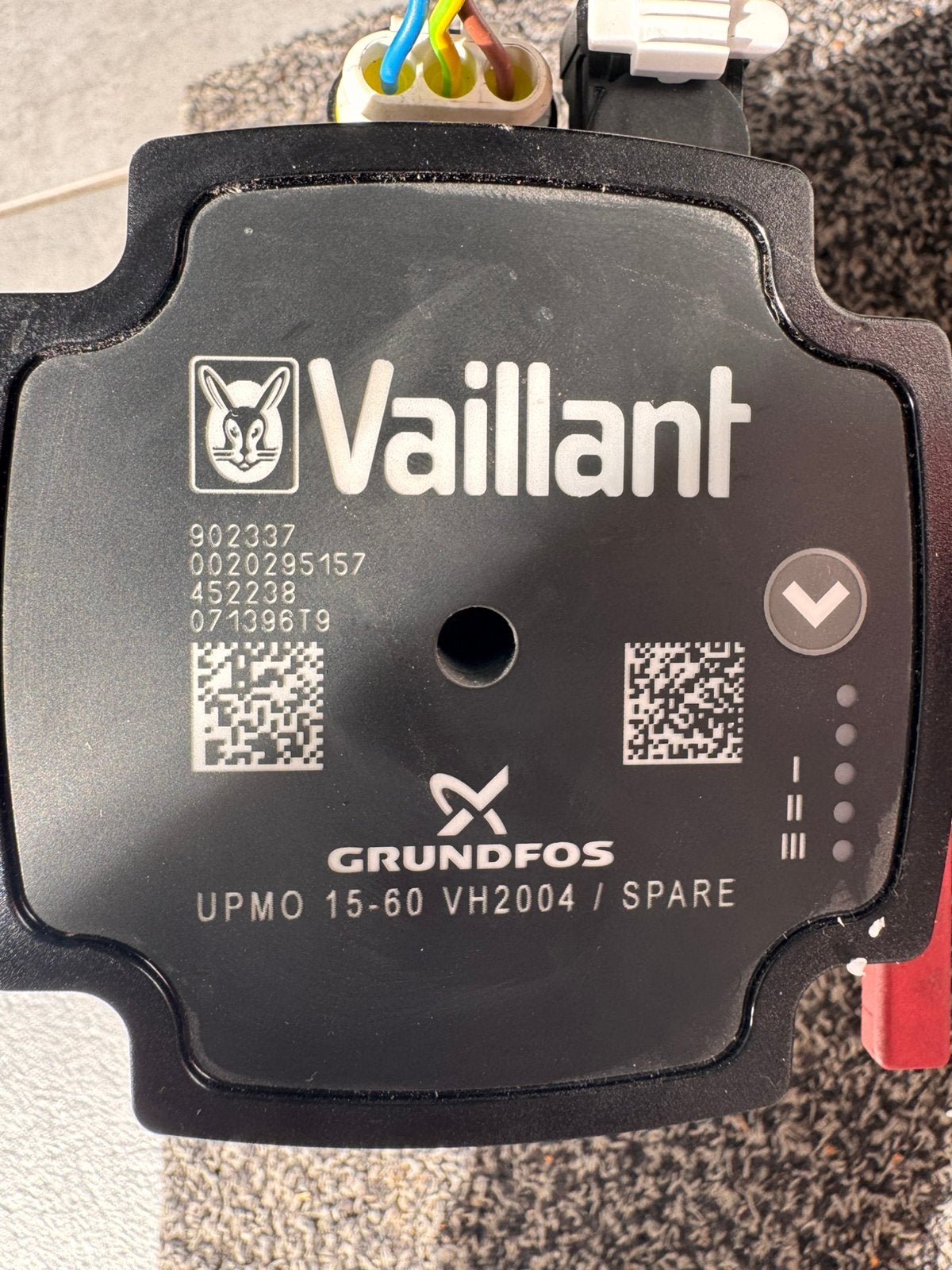 Pomp Vaillant VCW Grundfos, Enlèvement, Utilisé