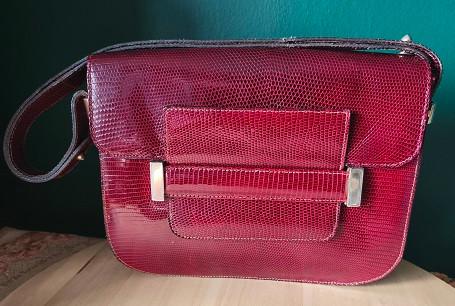 Vintage NOUVELTA stevige handtas, Handtassen en Accessoires, Verzenden, Gebruikt, Overige kleuren, Handtas