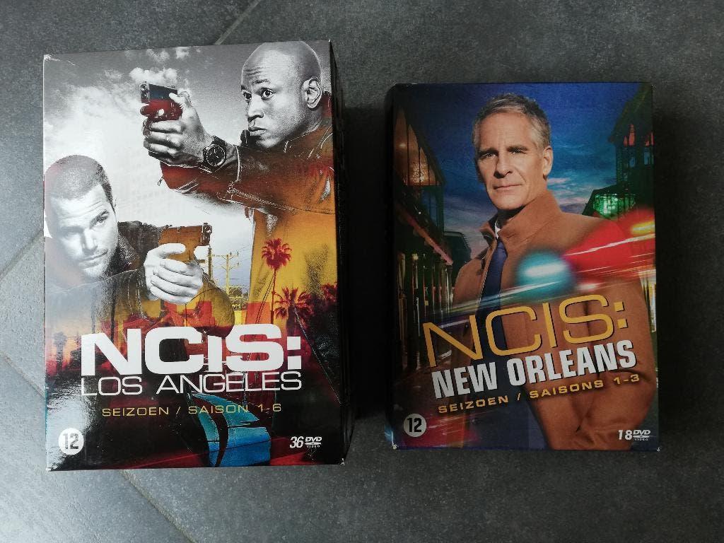 NCIS New Orleans & Los Angeles DVD box, Cd's en Dvd's, Ophalen of Verzenden, Gebruikt, Thriller