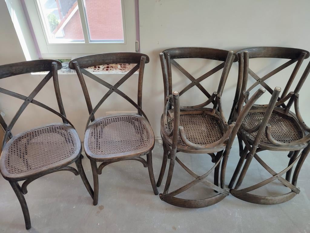 Houten stoelen, Huis en Inrichting, Ophalen, Bruin, Hout