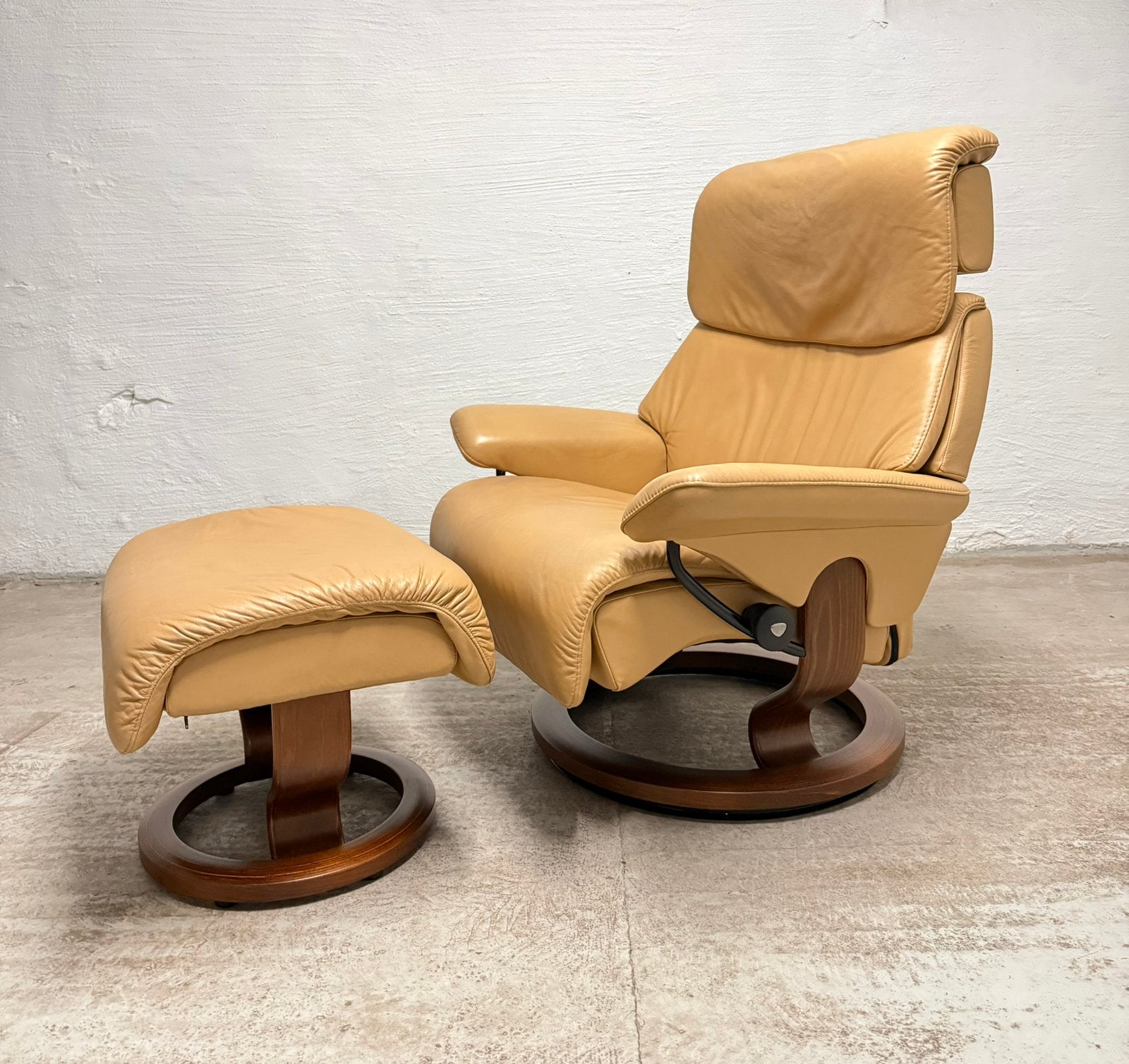 Stressless Design Fauteuil | Large | Uitstekende staat, Huis en Inrichting, Fauteuils, 75 tot 100 cm, Zo goed als nieuw, 75 tot 100 cm