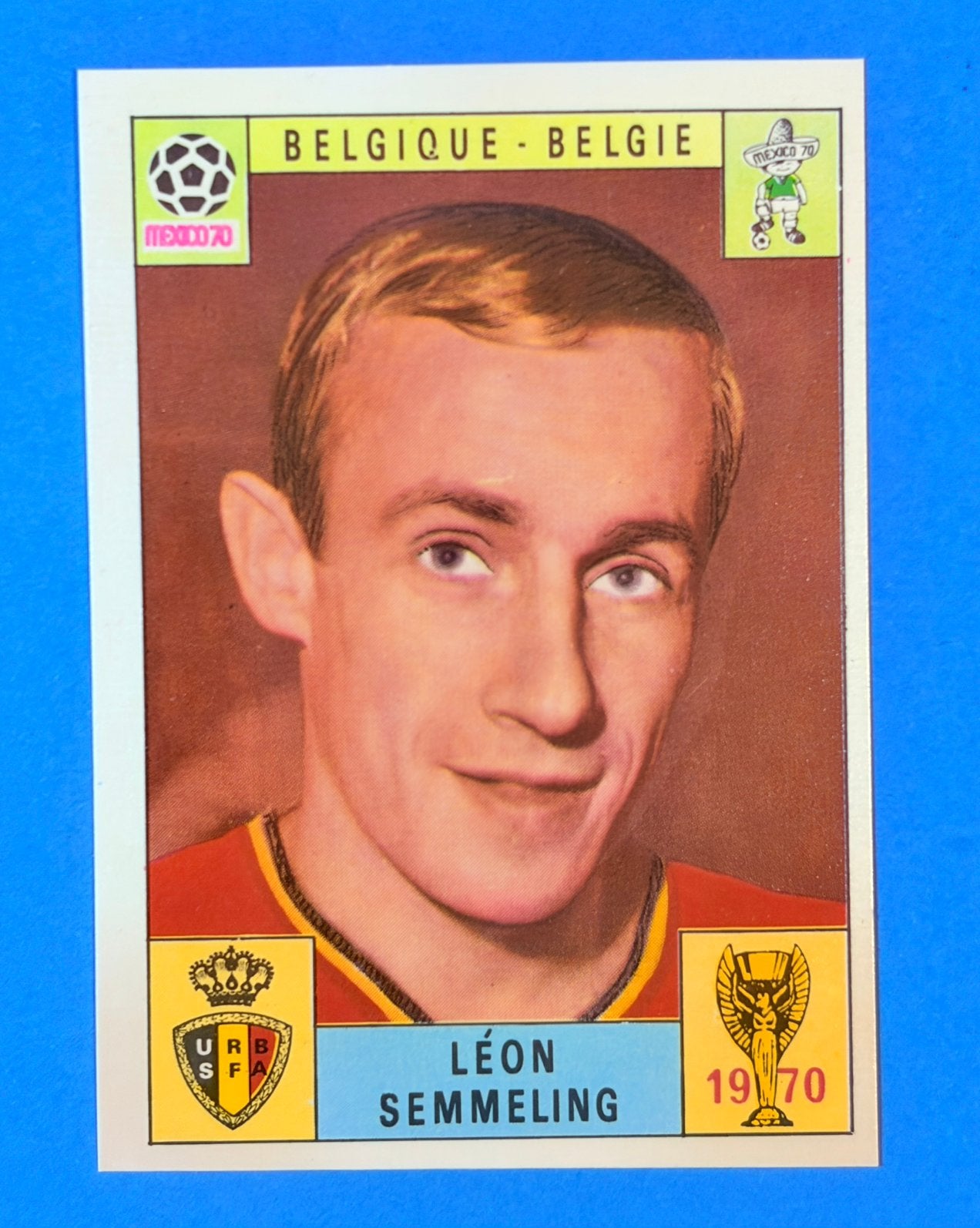 Panini WC Mexico 70 Léon Semmeling Italiaanse editie, Verzamelen, Ophalen of Verzenden, Nieuw, Sport