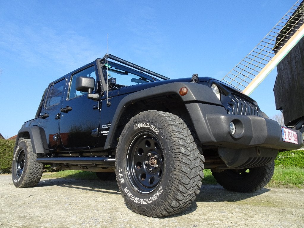 Jeep Wrangler Sport Unlimid 2.8CRD, 4 deurs, Stof, Zwart, Sound system