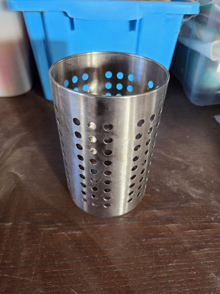 bestek pot, Huis en Inrichting, Ophalen, Zo goed als nieuw, Inox of Chroom, Los bestek