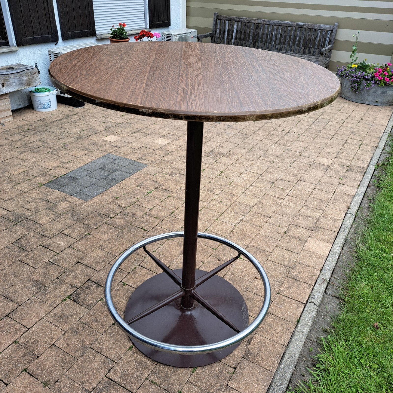 3 tables hautes, Maison & Meubles, Enlèvement, Utilisé
