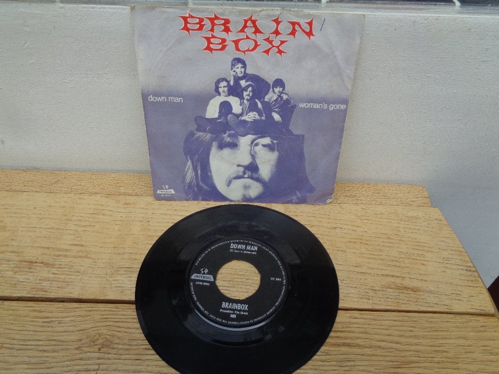 Brainbox single "Down Man" [Nederland-1969], Gebruikt, Verzenden, 7 inch, Beschermende buitenhoes