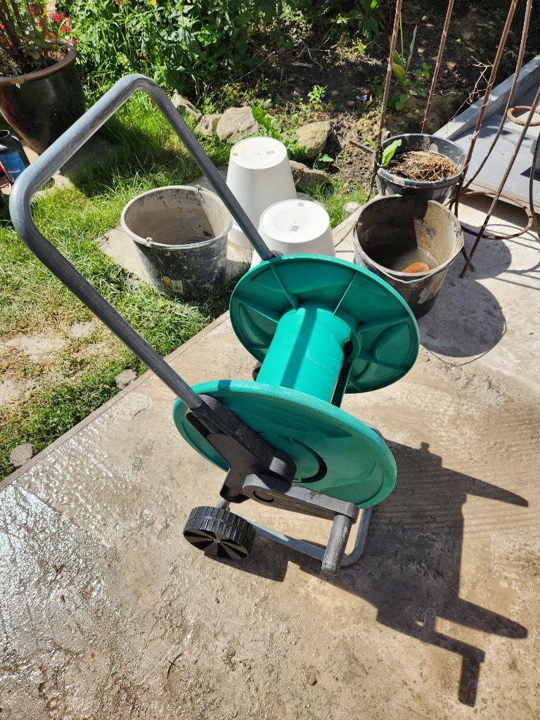 Derouleur tuyaux, Tuin en Terras, Tuinslangen, Ophalen, Gebruikt, Tuinslanghaspel