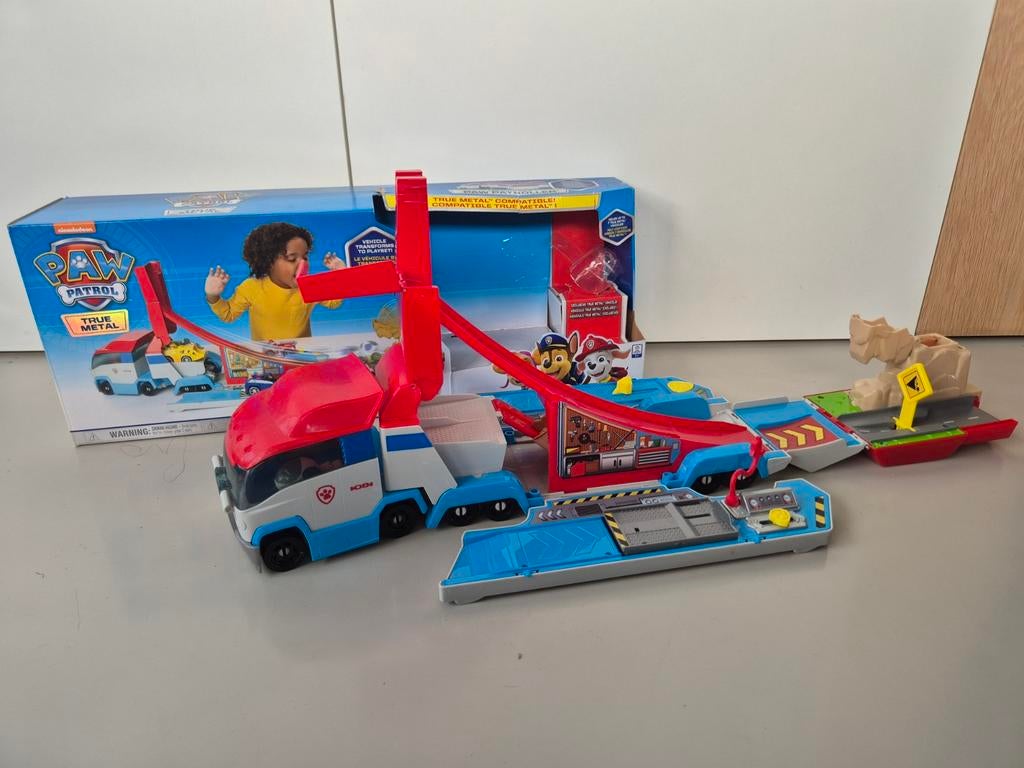 Paw Partol 2 in 1 Playset Tue Metal Truck, Kinderen en Baby's, Ophalen