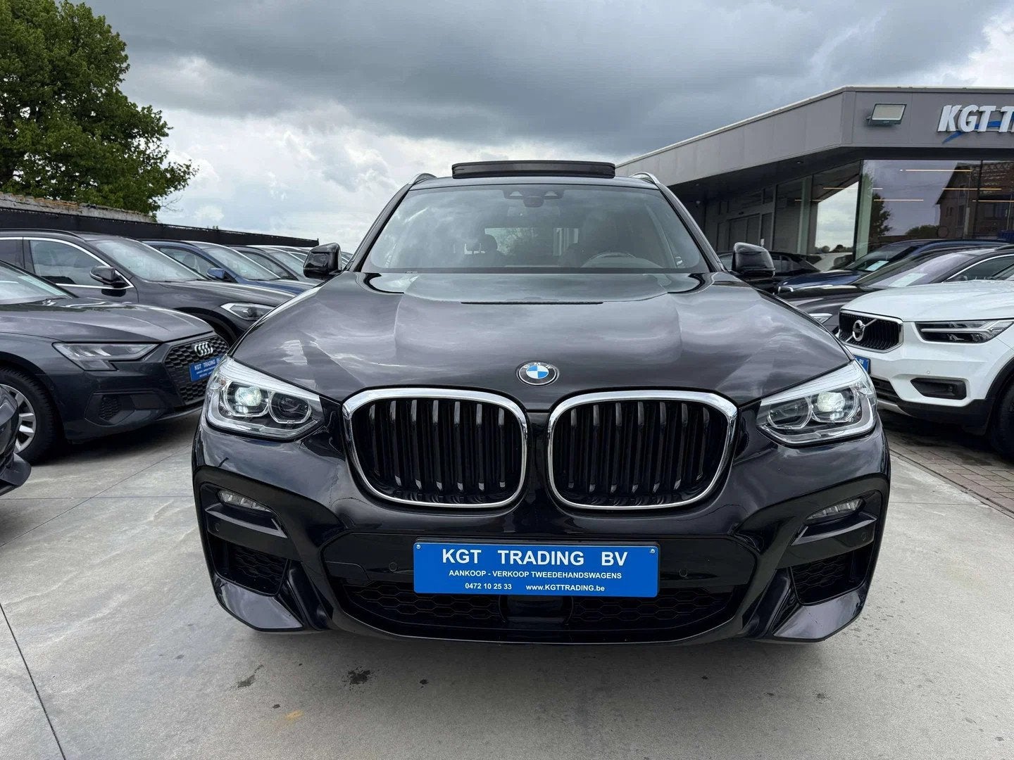 BMW X3 2.0iA M-PACK X-DRIVE NAVIGATIE ZWART LEDER LED OPENDA, Automaat, 1998 cc, Gebruikt, Zwart