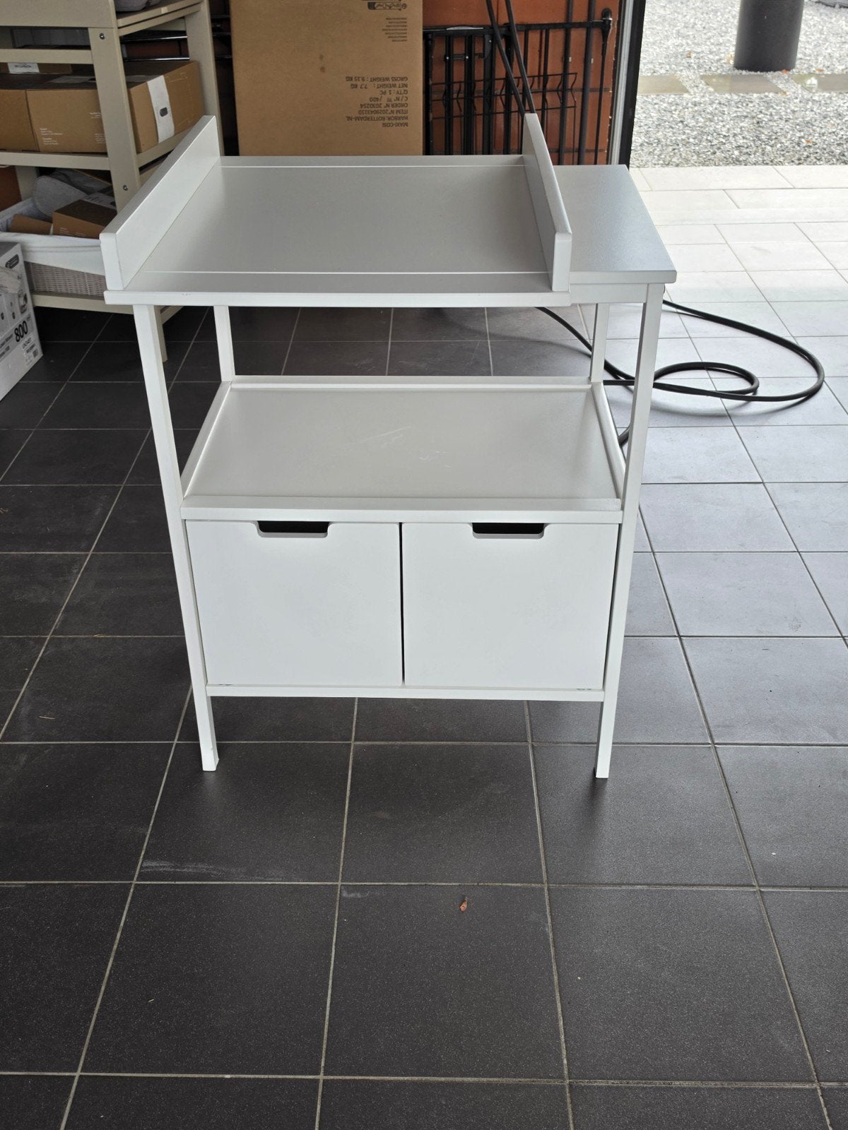 Verschoontafel, Ophalen
