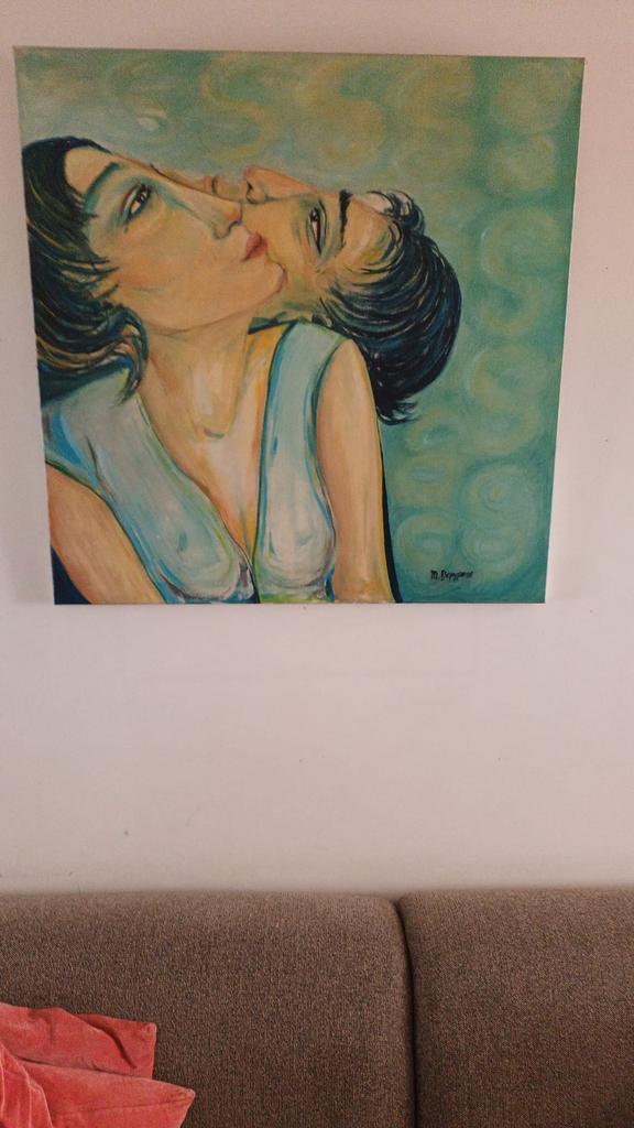 Schilderij Tine Depypere, Antiek en Kunst, Ophalen
