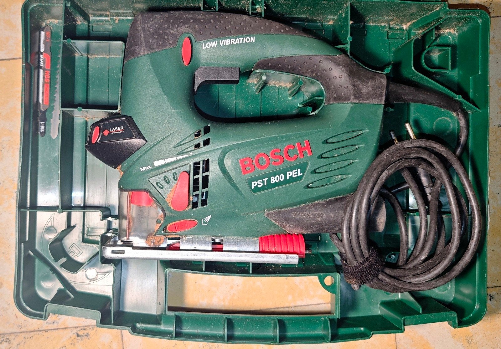 Wipzaag/Decoupeerzaag Bosch PST 800 PEL, Doe-het-zelf en Bouw, Ophalen, Gebruikt, Decoupeerzaag, 600 tot 1200 watt