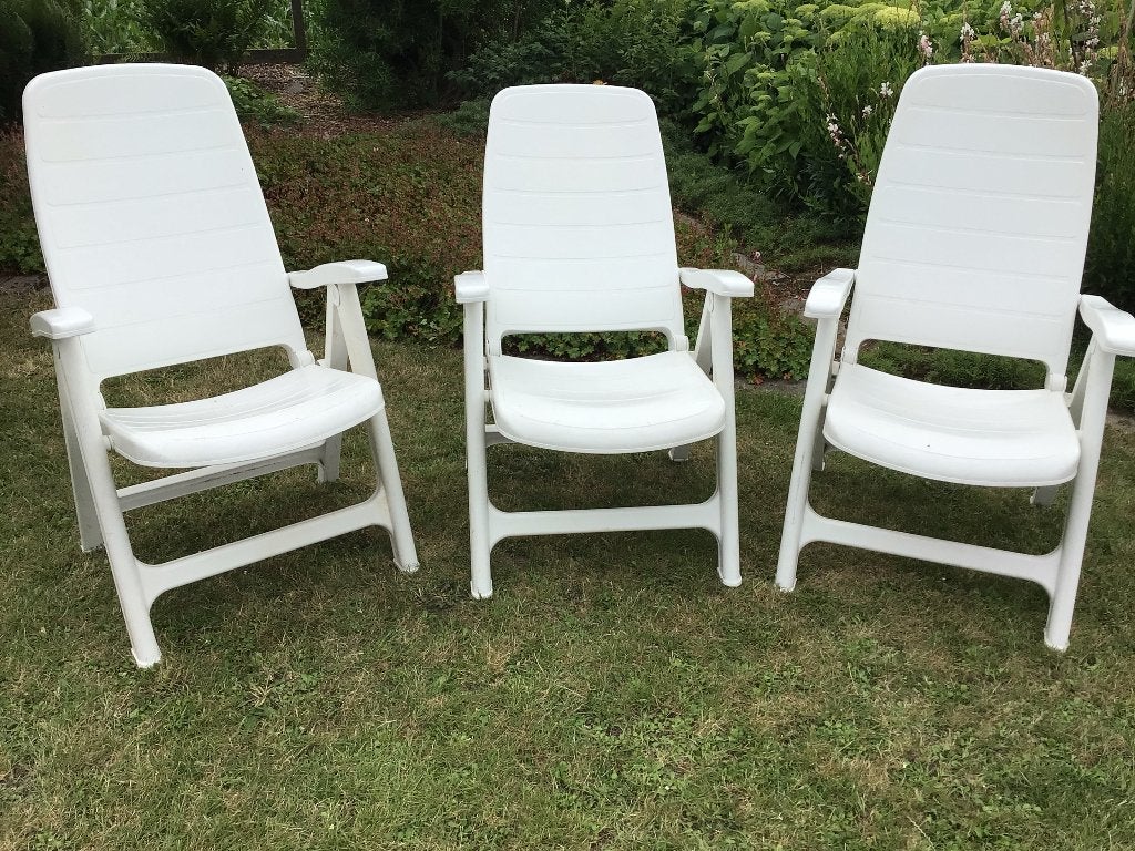 3 tuinstoelen Flair, Tuin en Terras, Ophalen, Gebruikt