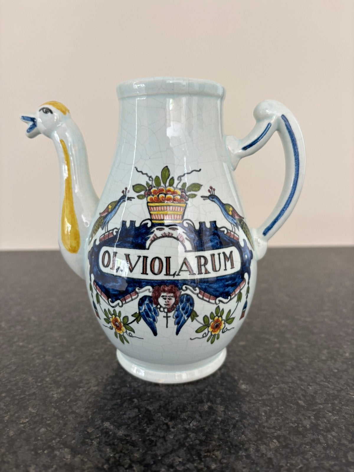 Oud  apothekerskannetje 14,5 cm  Delft ?, Ophalen of Verzenden, Zo goed als nieuw, Overige materialen, Overige typen