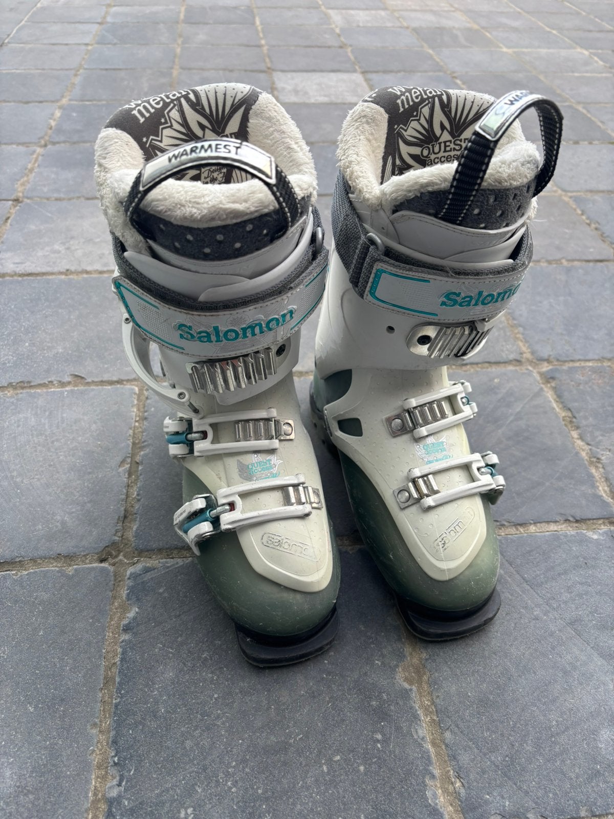 Skibotten dame of kind maat 37, Sport en Fitness, Ophalen, Gebruikt, Schoenen, Salomon