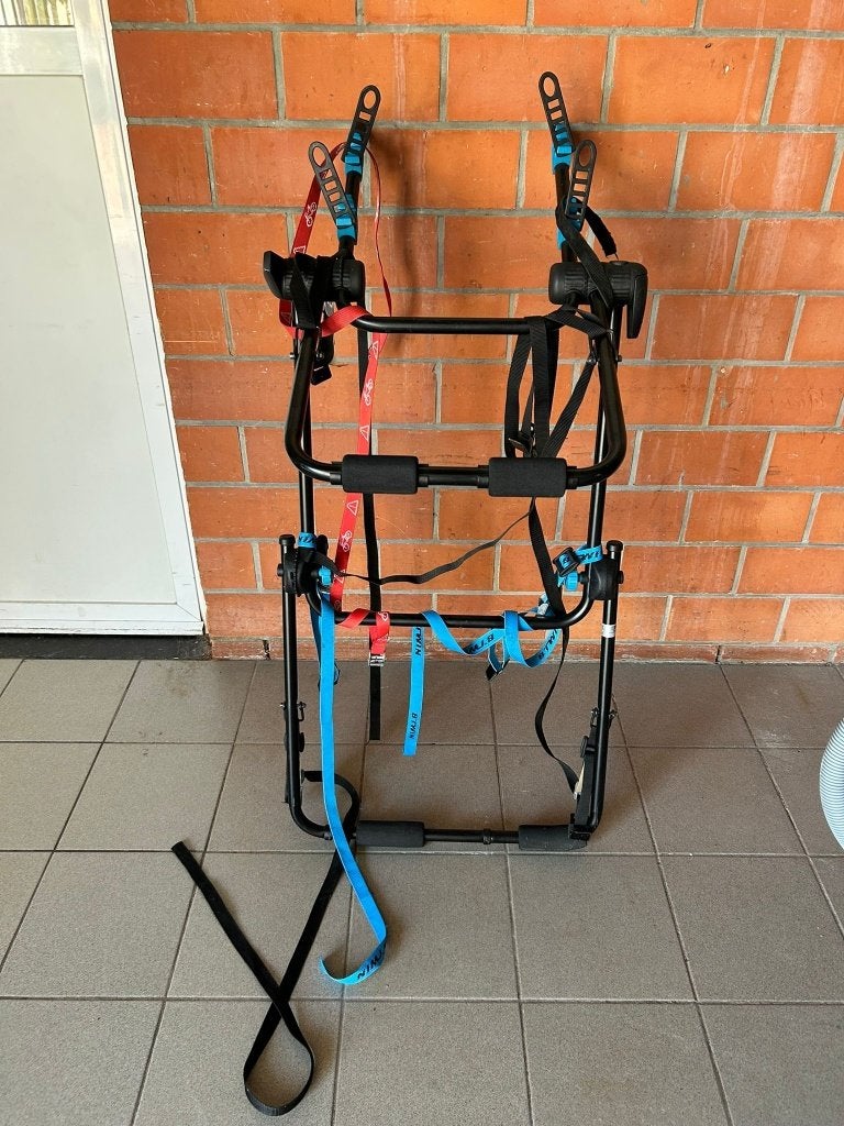 Fietsrek zonder trekhaak - 2 à 3 fietsen, Ophalen, 2 fietsen, Zo goed als nieuw, Achterklepdrager