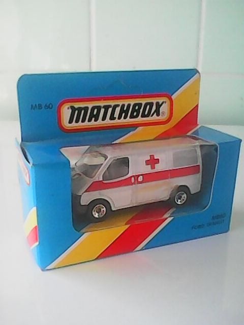 Vintage Matchbox Ford Transit AFHALING LEES BESCHRIJVING, Ophalen, Nieuw, Auto, Matchbox