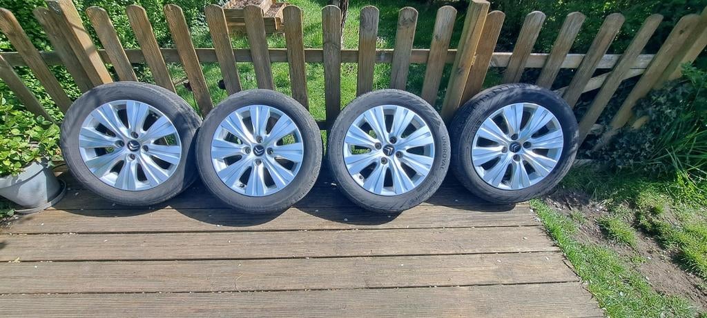 Jantes alliage aluminium Citroën 16" Blade mod:9681810880, Enlèvement, Jante(s)