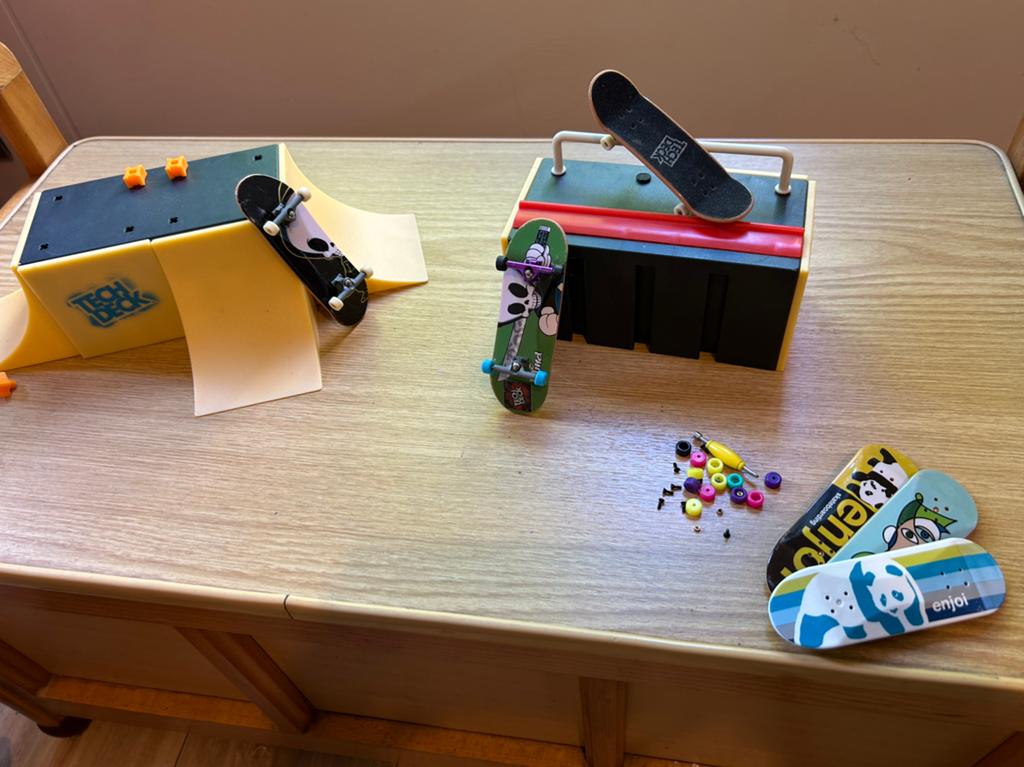 Techdeck Fingerboards en Ramp, Ophalen, Zo goed als nieuw