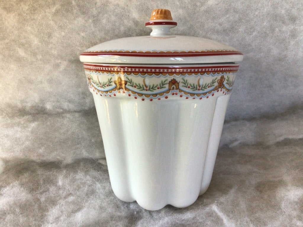 Villeroy en Boch. Koekjestrommel. Winter Bakery, Ophalen of Verzenden