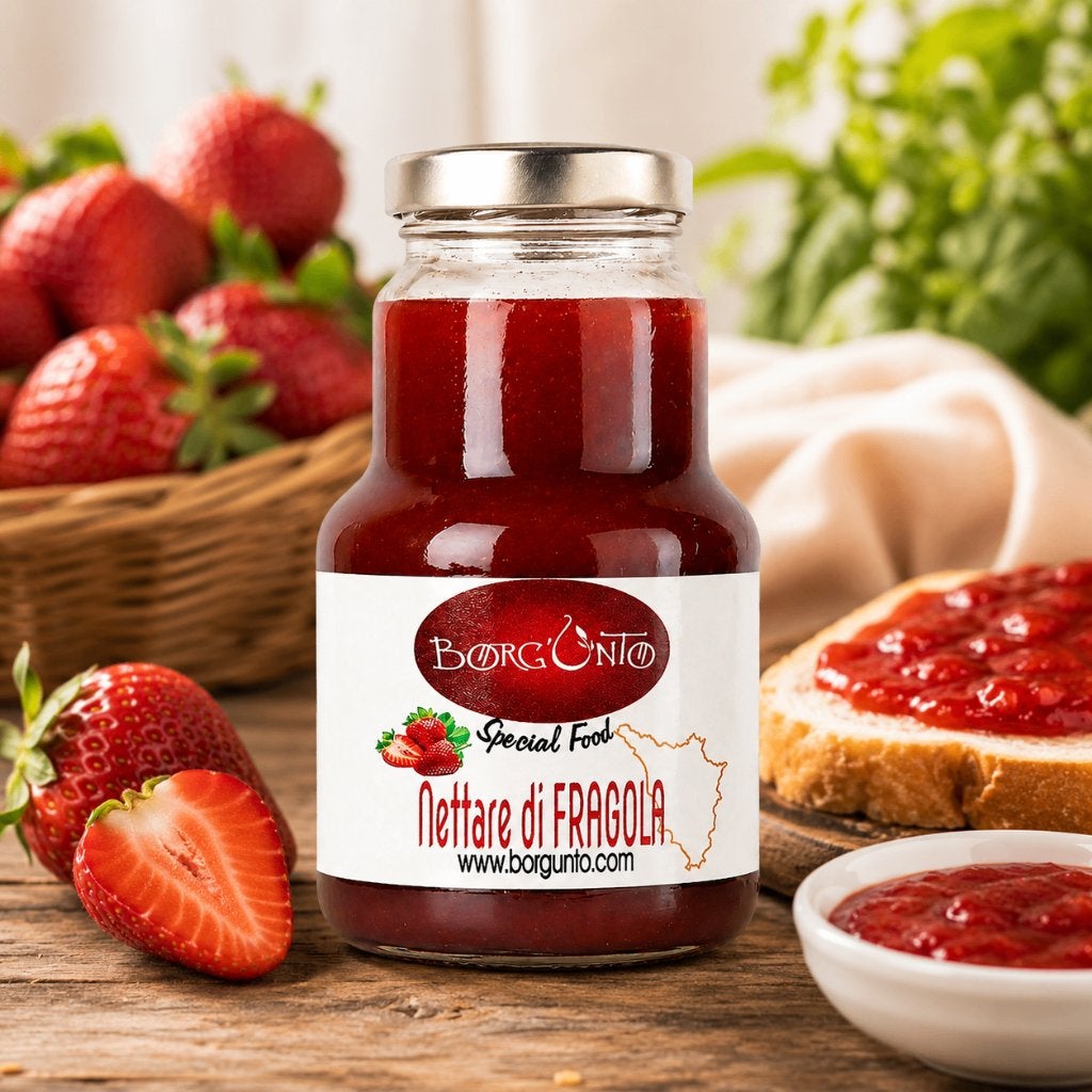 Nectar de fraises Borgunto de Valdichiana (200 ml), Enlèvement ou Envoi