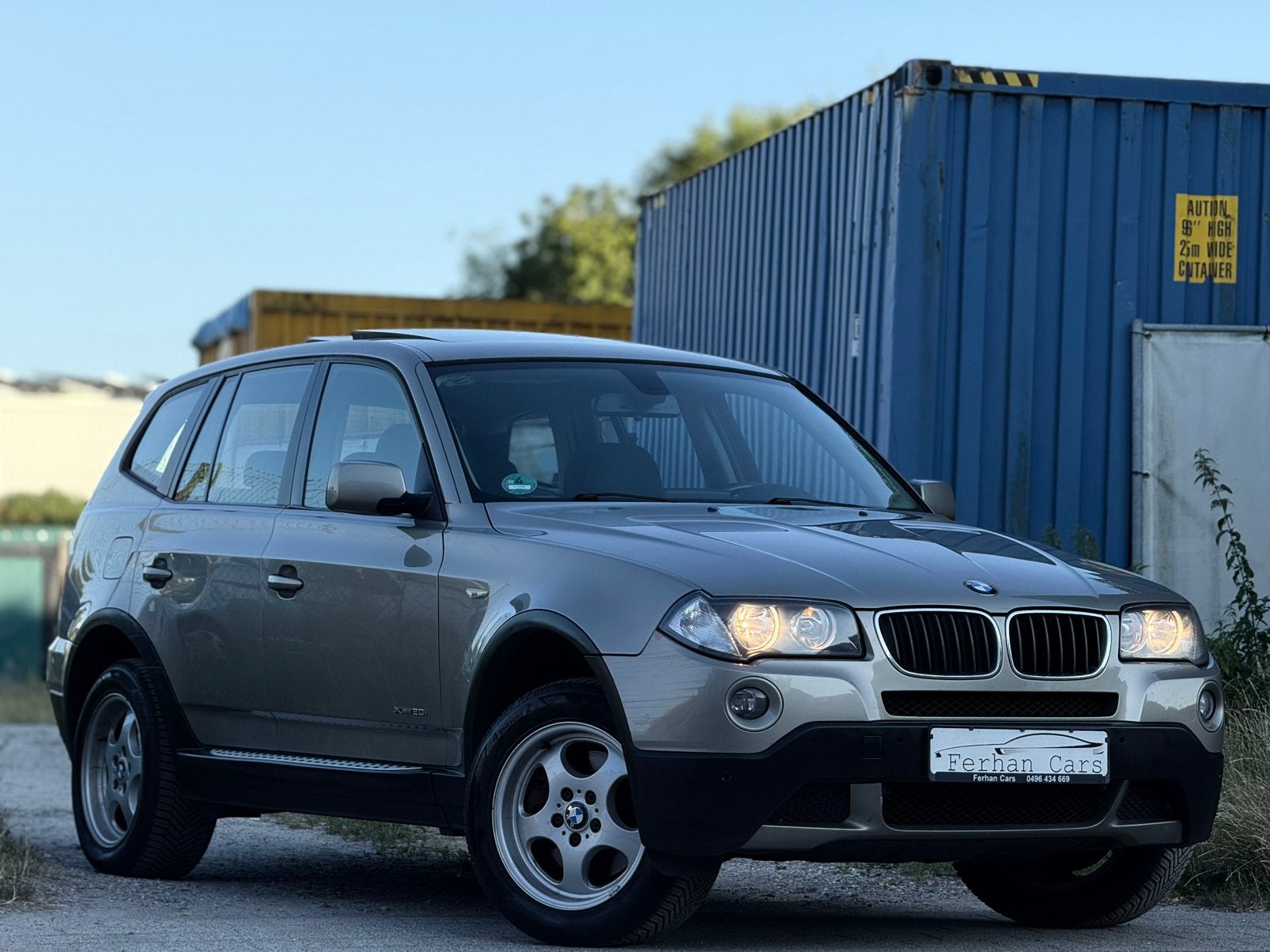 Bmw X3 2.0i xDrive • 2009 • GPS • Airco • Panoramadak, Testrit aan huis, 1995 cc, 4 cilinders, Beige