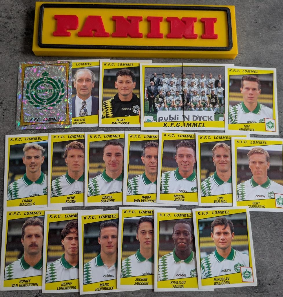 AUTOCOLLANTS PANINI FOOTBALL 97 19 1997 FC LOMMEL, Enlèvement ou Envoi, Neuf