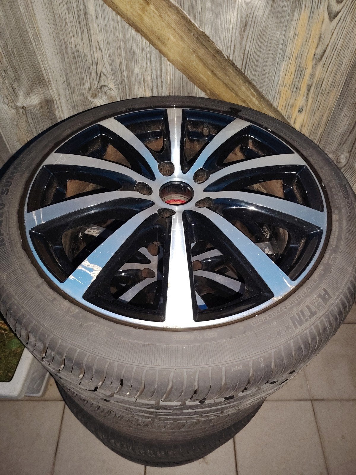 18 inch wielset 5x112  te ruil tegen setje 4x100, Autos : Pièces & Accessoires, Véhicule de tourisme, Enlèvement, 235 mm, Pneu(s)
