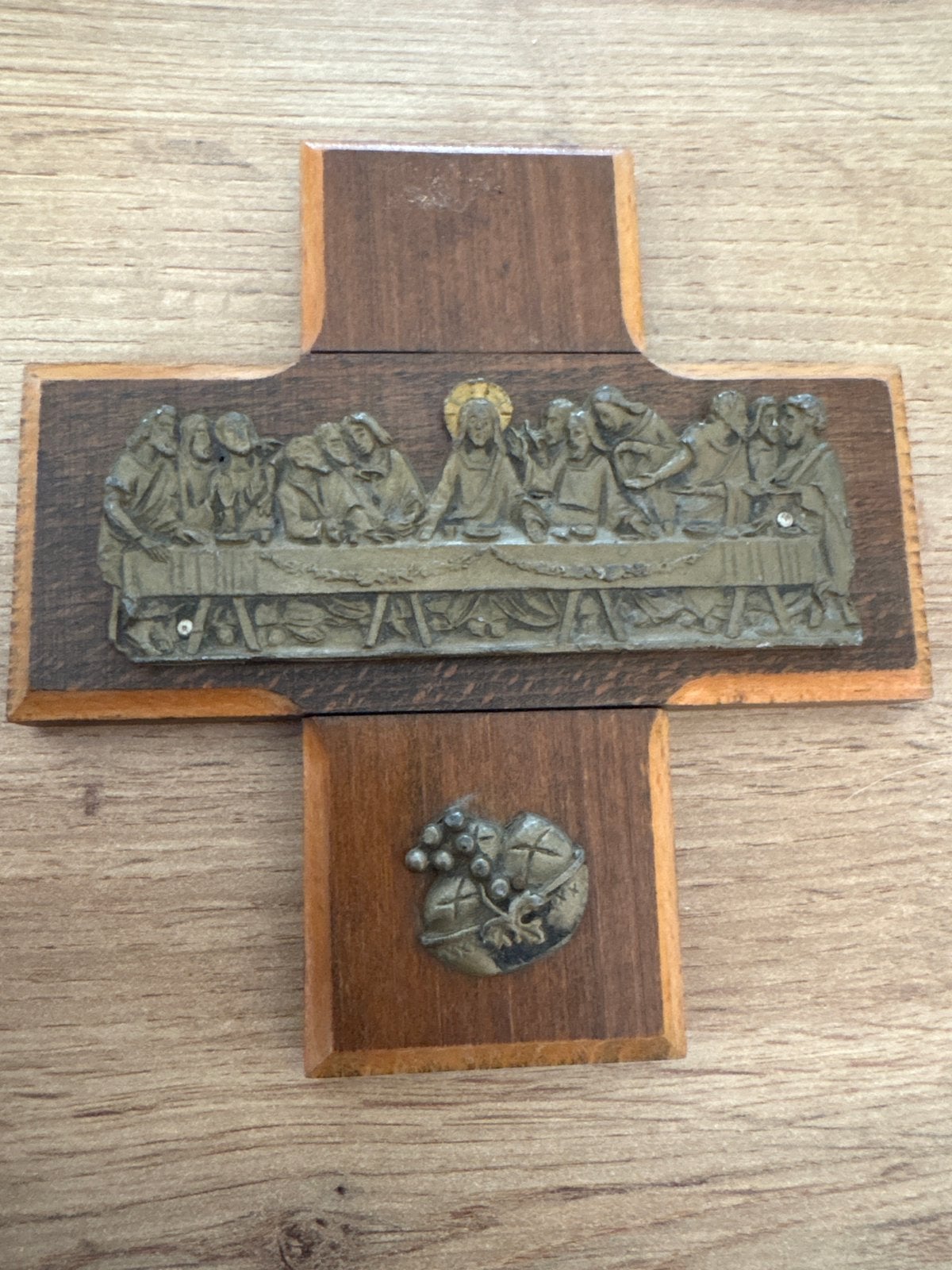 Petite Croix Murale / Crucifix de Chevet Vintage, Enlèvement ou Envoi