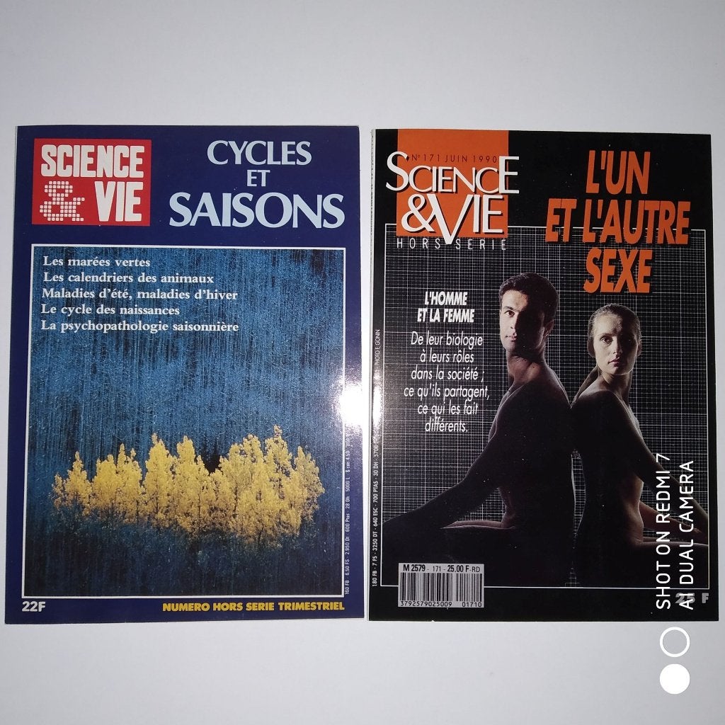 SCIENCE & VIE 163 (6/88) et 171 (6/90), Livres, Enlèvement ou Envoi, Comme neuf, Sciences humaines et sociales