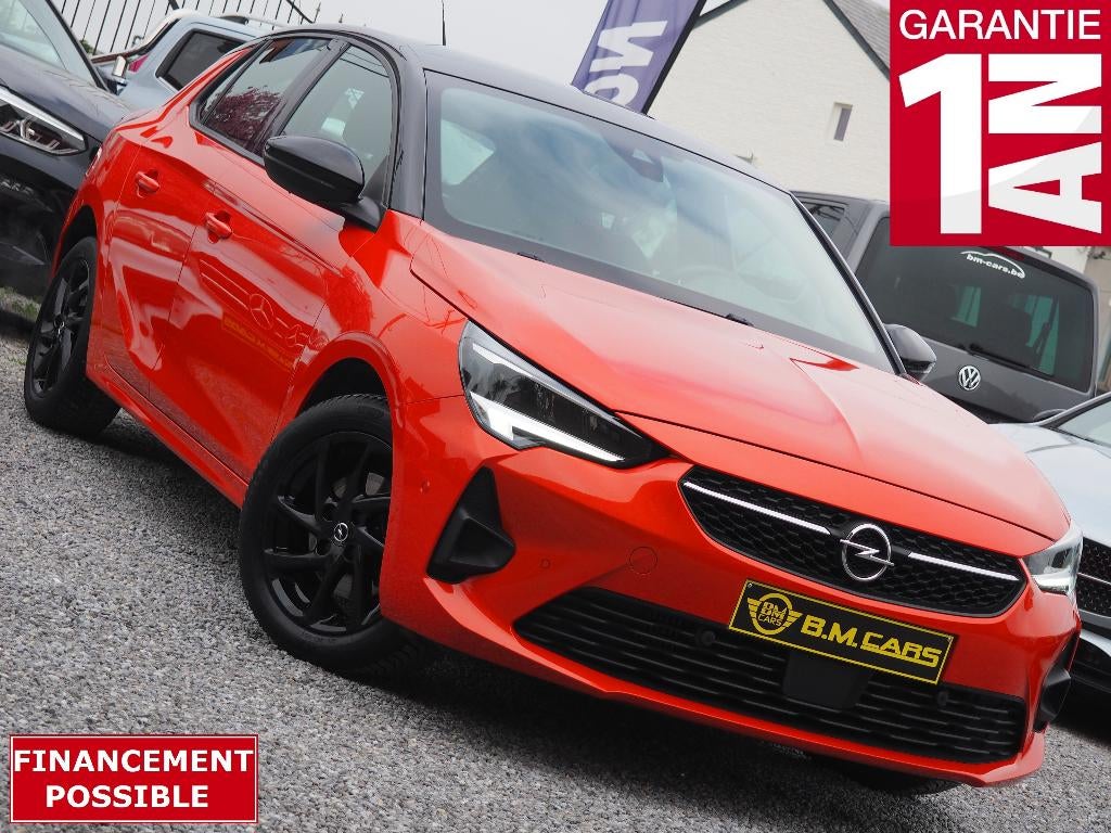 Opel Corsa 1.2 Turbo SPORT GS LINEAT8-GPS-CLIM-LED-CAM-SGC, Autos, Opel, Rouge, Achat, Euro 6, Entreprise