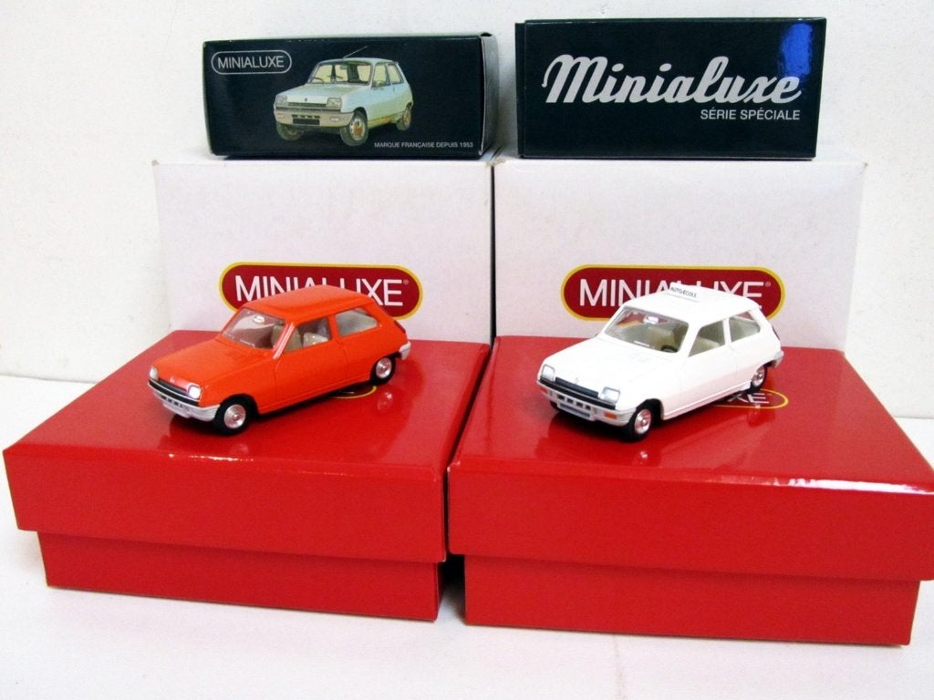 Kavel van 2 Renault R5 TL Minialuxe (1:43), Ophalen of Verzenden, Nieuw, Auto, Overige merken