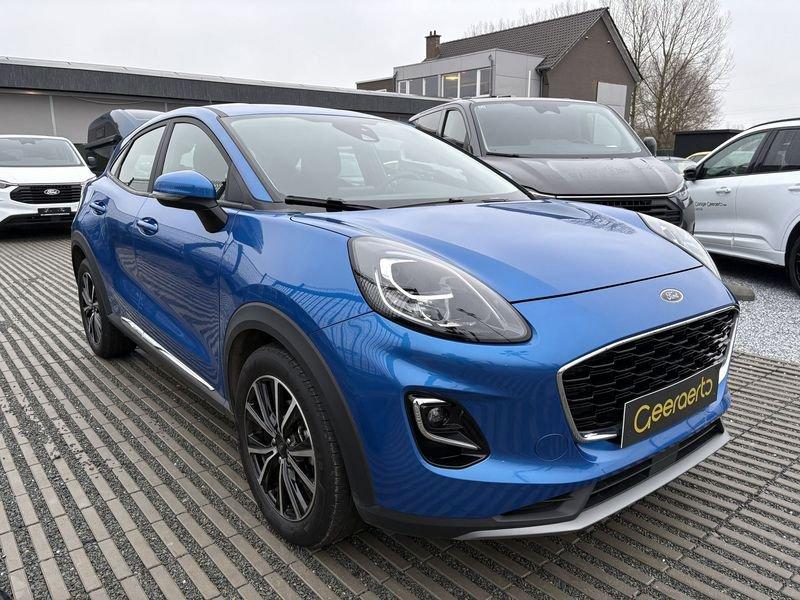 Ford Puma Ecoboost mHEV Titanium, Voorwielaandrijving, Stof, Blauw, 127 g/km