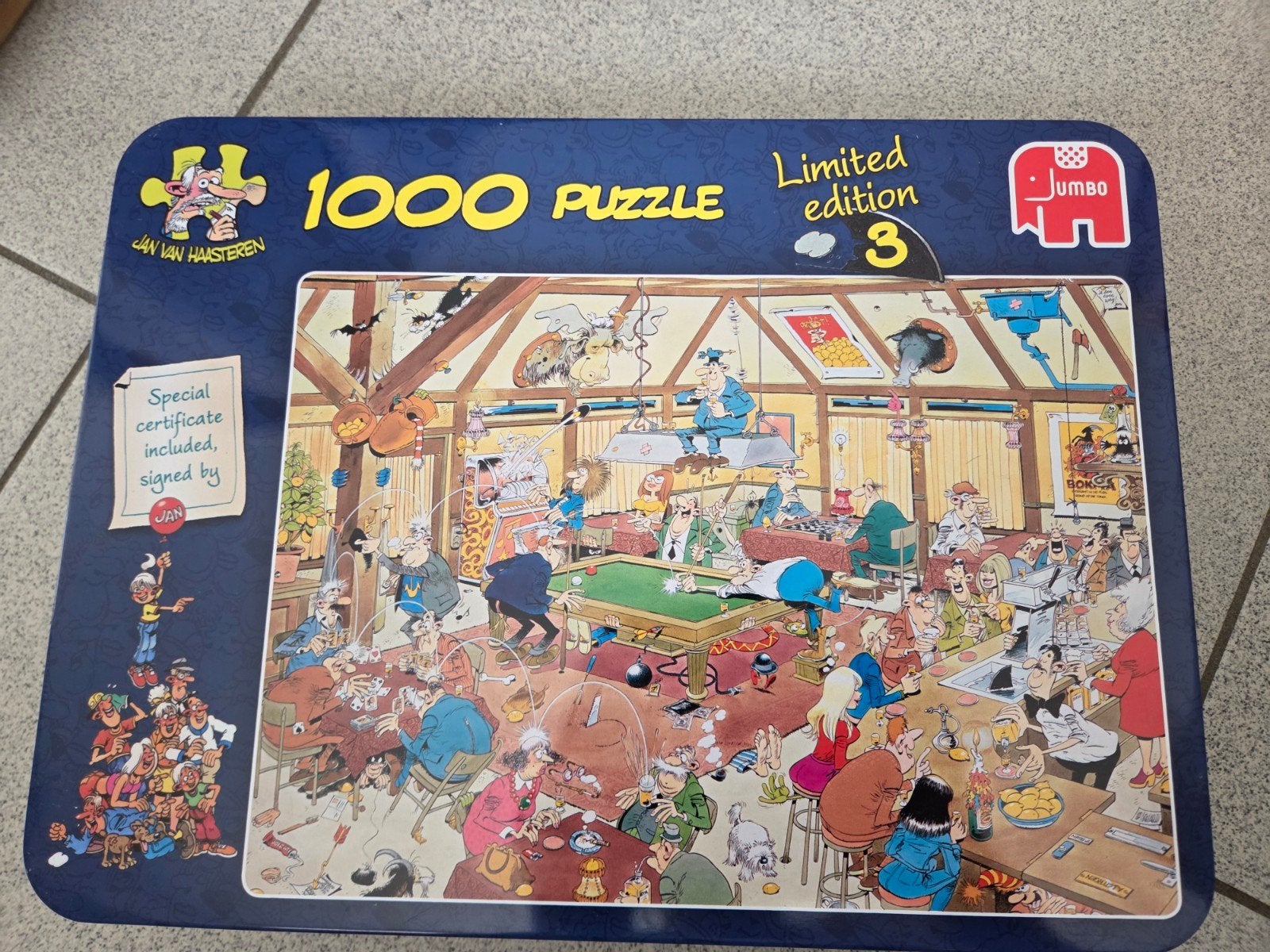 puzzel. Jan van Haasteren, Ophalen, Zo goed als nieuw