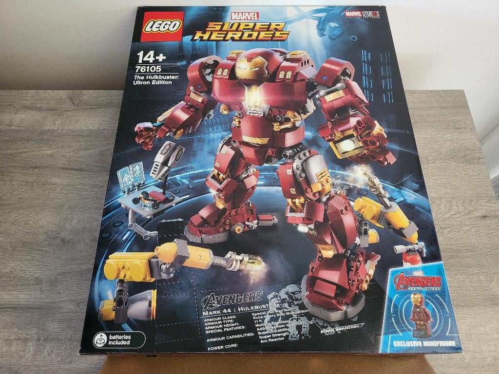 lego SH Avenger Age Of Ultron 76105 the hulkbuster edition, Gebruikt, Lego, Ophalen of Verzenden, Complete set
