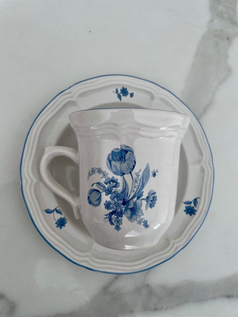 Vaisselle vintage en grès au four à briques bleu jade, Antiquités & Art, Enlèvement ou Envoi