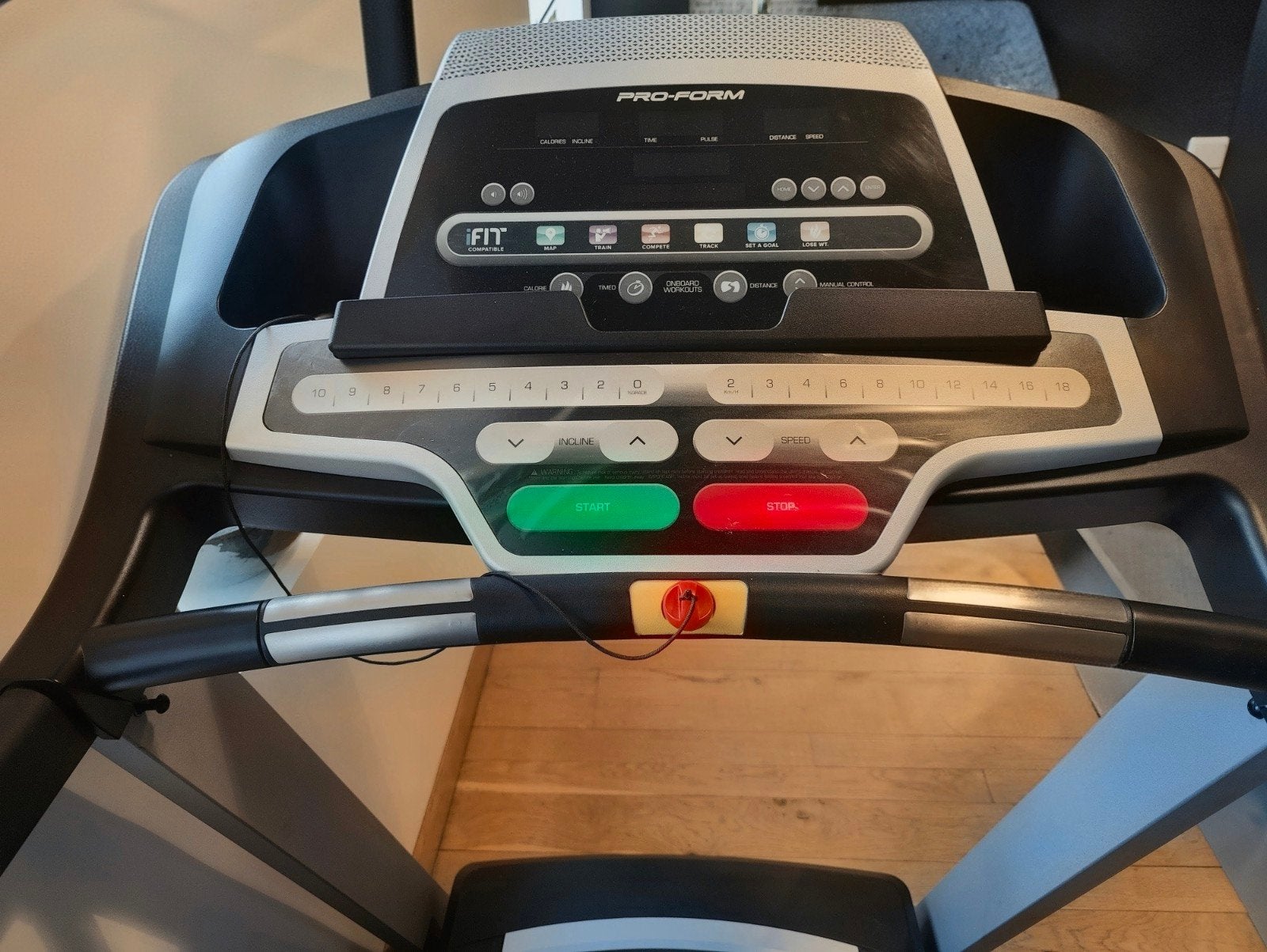 Loopband Pro-Form 750 - Breed loopvlak - Topstaat!, Jambes, Tapis roulant, Comme neuf, Enlèvement