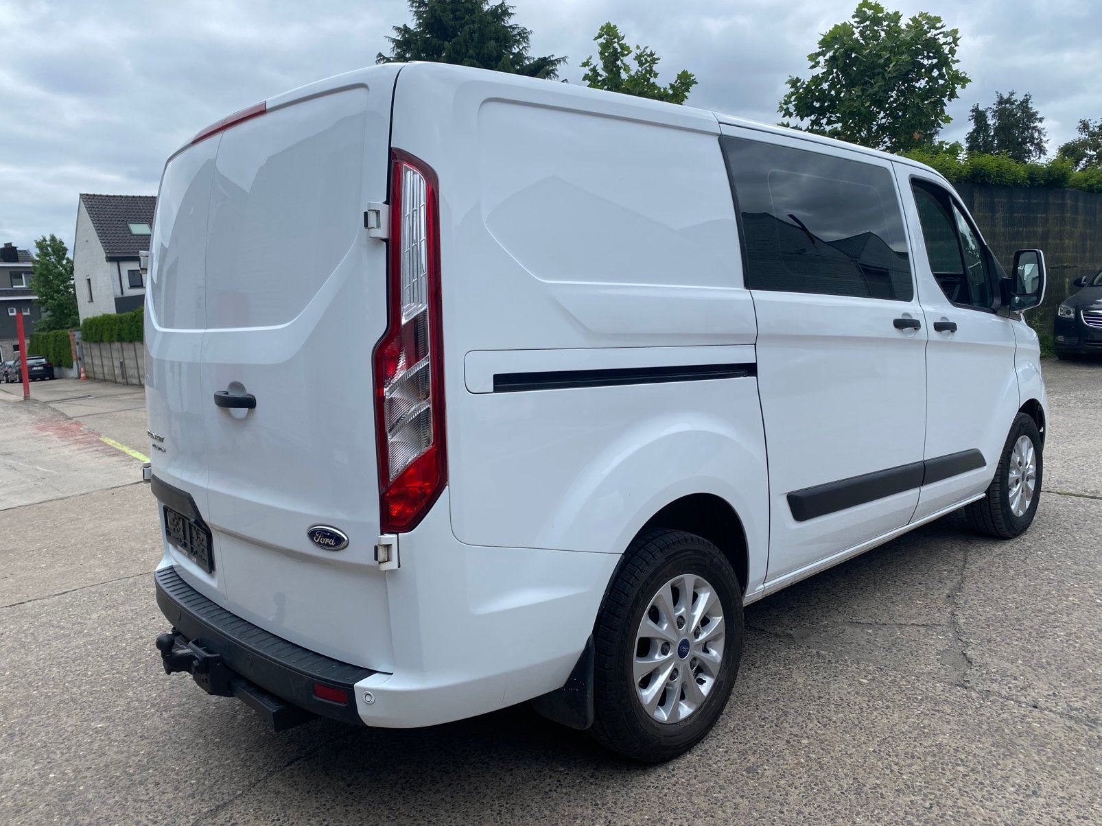 Ford transit custom dub cabine, Auto's, Voorwielaandrijving, Adaptive Cruise Control, 4 cilinders, 2500 kg