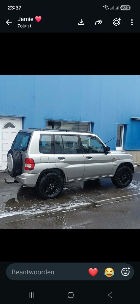 Pajero pinin 2 l.            2002, Autos, Euro 2, Achat, Pajero, Particulier